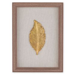 Lucky Leaf Shadow Box 2 Wall Art Gold