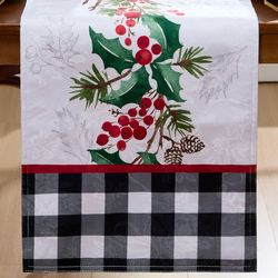 Holly Ridge Table Runner White 14 x 70