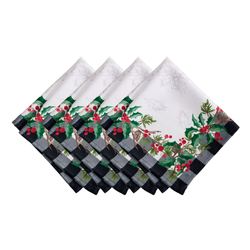 Holly Ridge Napkins White Set of Four