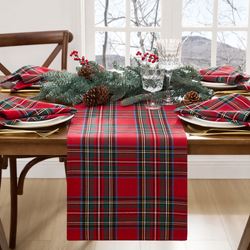 Fireside Tartan Table Runner