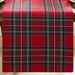 Fireside Tartan Table Runner