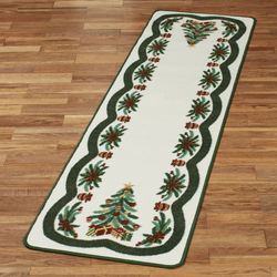 Holiday Rug Runner Ivory 21 x 78