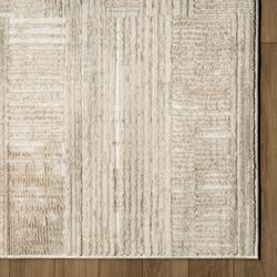 Archie Rectangle Rug Beige