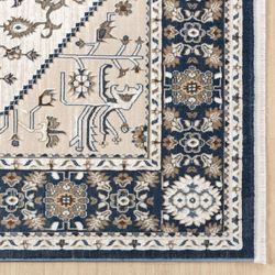 Isadora Rectangle Rug Blue