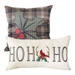 Holly Forest Decorative Pillows Multi Warm Set of Two