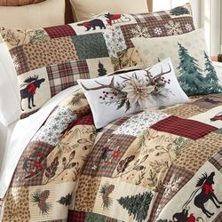 Dashing Mini Comforter Set Multi Warm