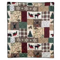 Dashing Throw Blanket Multi Warm 50 x 60