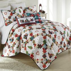 Holiday Love Mini Quilt Set White