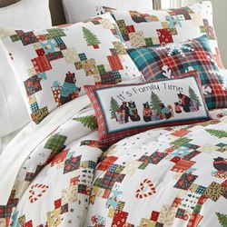 Holiday Love Mini Comforter Set White