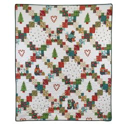 Holiday Love Throw Blanket White 50 x 60