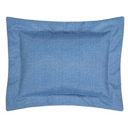 Winward Blue Flanged Rectangle Pillow Multi Bright