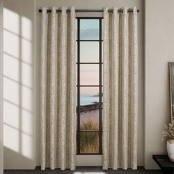 Habitat Wide Grommet Curtain Pair Multi Warm 100 x 84