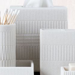 Urbano Tissue Cover Ivory