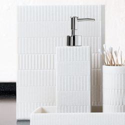 Urbano Wastebasket Ivory