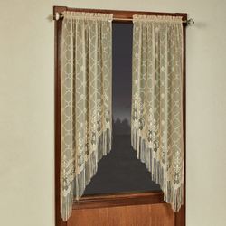 Maison de Lis Lace Swag Valance Pair 75 x 63