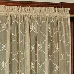 Maison de Lis Lace Swag Valance Pair 75 x 63