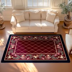 Giana Rectangle Rug Merlot