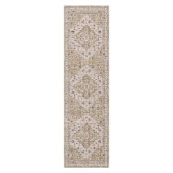 Maida Rug Runner Tan 23 x 8