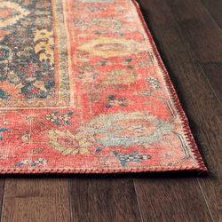 Washable Luna Rectangle Rug Multi Jewel