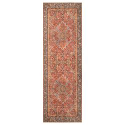 Washable Valencia Rug Runner Rust 26 x 76