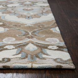 Macy Medallion Rectangle Rug Brown