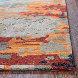 Color Array Rectangle Rug Multi Jewel 5 x 8