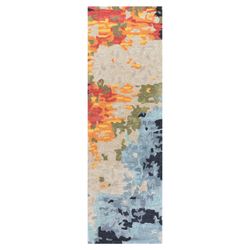 Color Array Rug Runner Multi Jewel 26 x 8