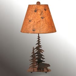 Strolling Bear Table Lamp Dark Brown