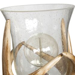Huxley Antler Uplight Lamp Brown