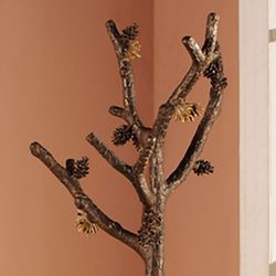 Pine Cone Coat Rack Dark Bronze