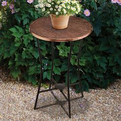 Radcliff Outdoor Accent Table Copper