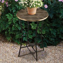Radcliff Outdoor Accent Table Gold