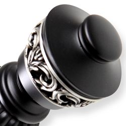 Tracery Traverse Curtain Rod Set