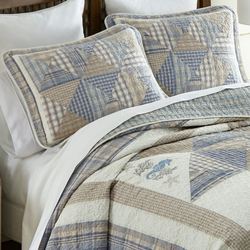 Coastal Star Patchwork Mini Quilt Set Multi Warm