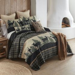 Deer Walk Mini Quilt Set Multi Warm