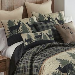 Deer Walk Mini Quilt Set Multi Warm