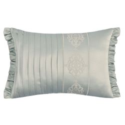 Calmfield Flanged Rectangle Pillow Aqua