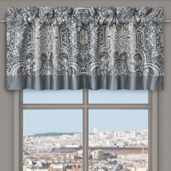 Lisbon Tailored Valance Slate 72 x 18