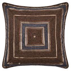 Sofia Chenille Piped European Sham Multi Warm