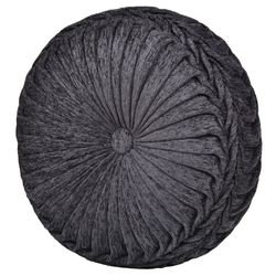 Sofia Chenille Tufted Pillow Multi Warm Round