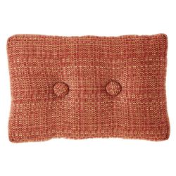 Nottingham Tufted Rectangle Pillow Red