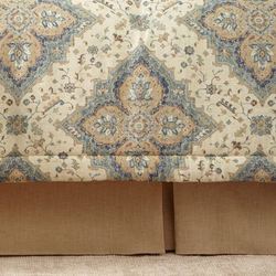 Windfall Kick Pleat Bedskirt Honey