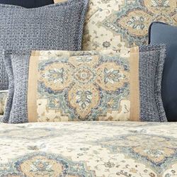 Windfall Flanged Rectangle Pillow Multi Warm