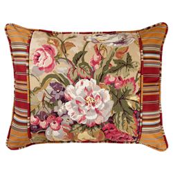 Queensland Piped Rectangle Pillow Multi Warm