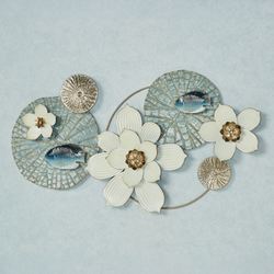 Water Lily Beauty Wall Art Ivory