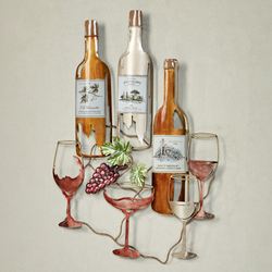 Pouring Wine Wall Art Burgundy