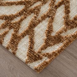 Elio Rectangle Rug Sienna Brown