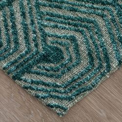 Ronan Rectangle Rug Dark Teal