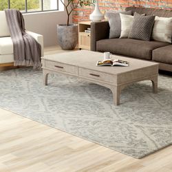 Vaila Rectangle Rug Gray