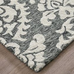 Giada Rectangle Rug Charcoal